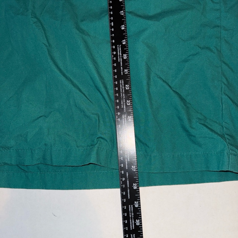 Allheart Scrub Basics UNISEX TOP Size Large Green - Picture 6 of 9